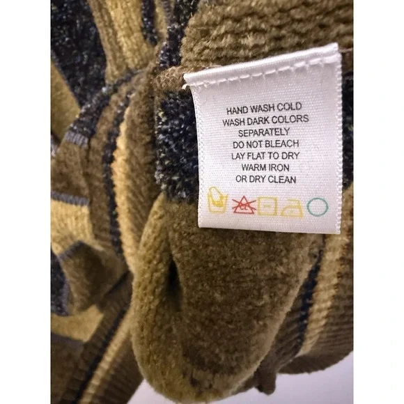 Vintage 90's Men's J. Simon 3XL Coogie Style Earth tone Sweater - Picture 7 of 7